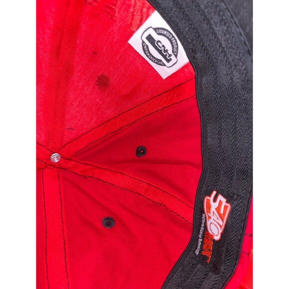 Case IH Red & Black Embroidered Adj Caps Cotton Blend Unisex Farm Equipment Logo - Picture 3 of 5